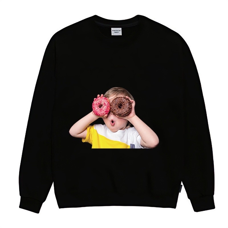 Áo Nỉ Sweater ADLV Cổ Tròn Dáng Rộng In Họa Tiết Thời Trang Full Tag Mác