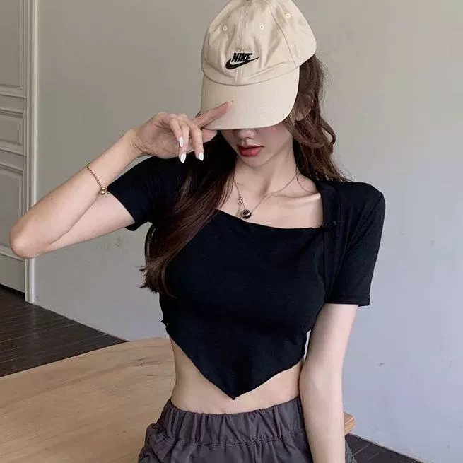 Áo Croptop Nữ Tay Ngắn Cổ Vuông WILA Hot Trend Cực Xinh Xắn Chất Thun Dày Dặn Mịn Mát Ôm Body Quyến Rũ Dễ Phối Đồ Loại 1 | BigBuy360 - bigbuy360.vn