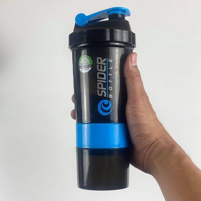 Bình lắc ,bình nước tập gym 3 Ngăn Tiện Dụng 500 ML Tập tạ BL-124