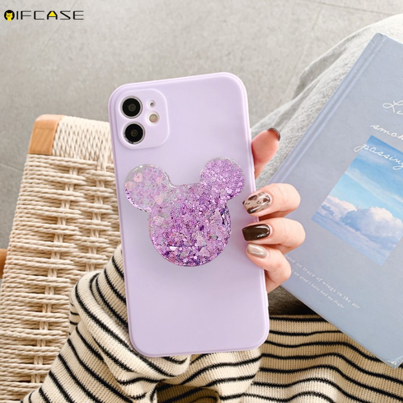 Ốp điện thoại TPU silicon mềm hình chuột Mickey Minnie cho iphone 12 Mini 12 11 Pro Max XS Max XR