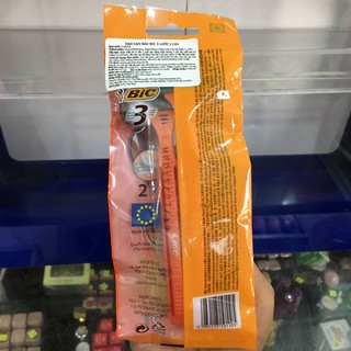 Dao cạo râu BIC 3 lưỡi bịch 2 cây