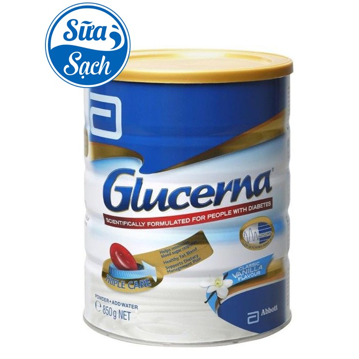 Sữa Bột Abbott Glucerna Úc 850g Cho Người Tiểu Đường