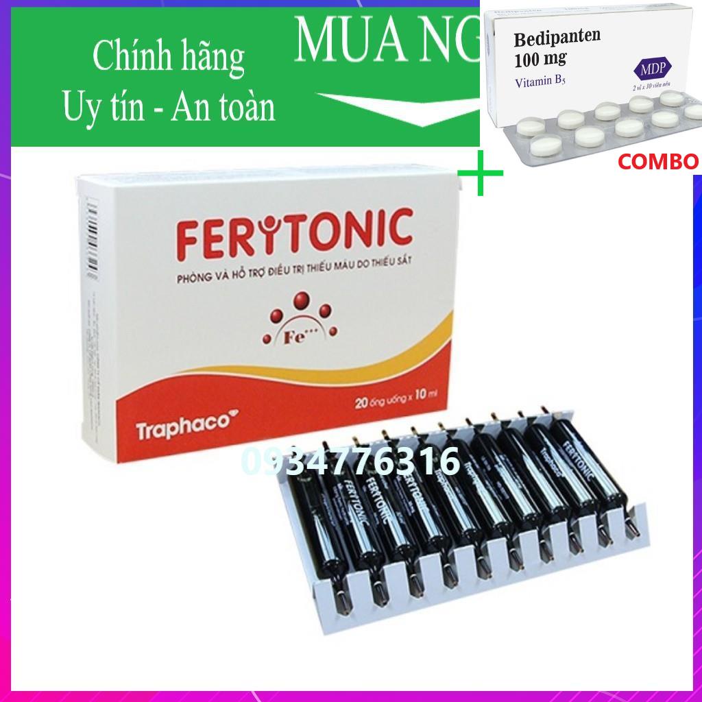 Combo Bedipanten 100mg +  ✅ FERITONIC - Sản phẩm dành cho người THIẾU MÁU DO SẮT