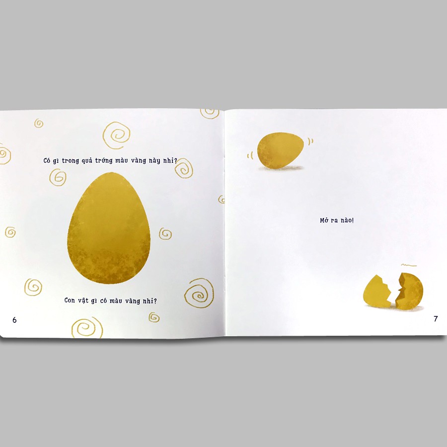 Sách Ehon Màu sắc - Có gì trong quả trứng? (0-6 tuổi)