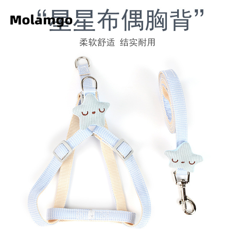 MOLAMGO  Dây Dắt Thú Cưng Đi Dạo Hình Ngôi Sao Xinh Xắn