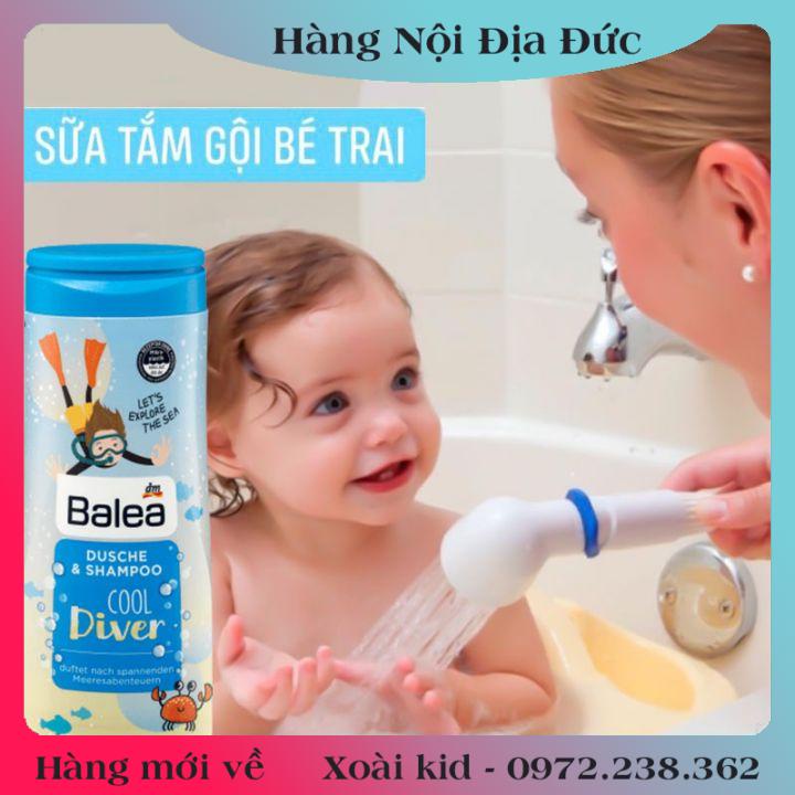 [auth] Sữa tắm gội Balea cho bé trai và bé gái 300ml- Nội địa Đức Đủ Bill [Hot]