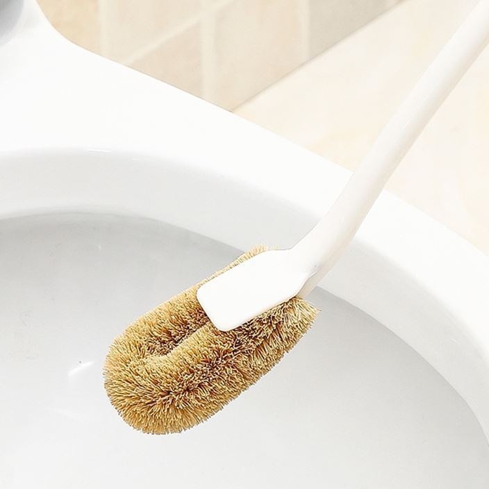 Bàn chải toilet xơ dừa thân thiện môi trường, hàng nhập khẩu Nhật Bản