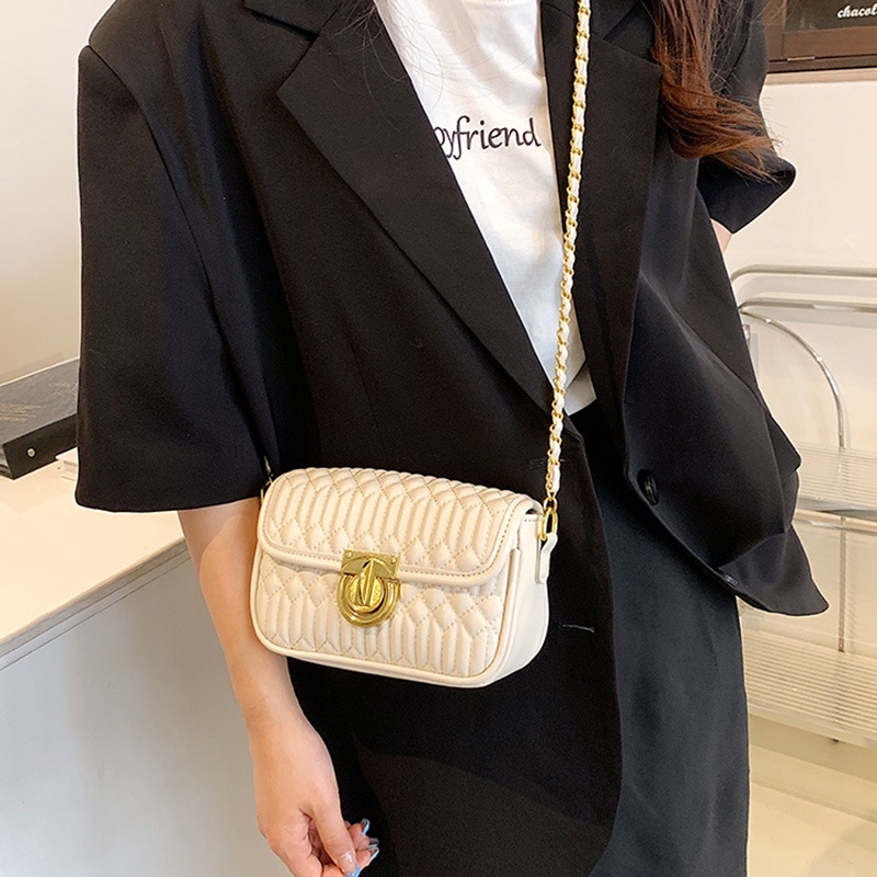 Túi đeo chéo IELGY dạng vuông cỡ nhỏ phong cách Hàn Quốc thời trang cho nữ