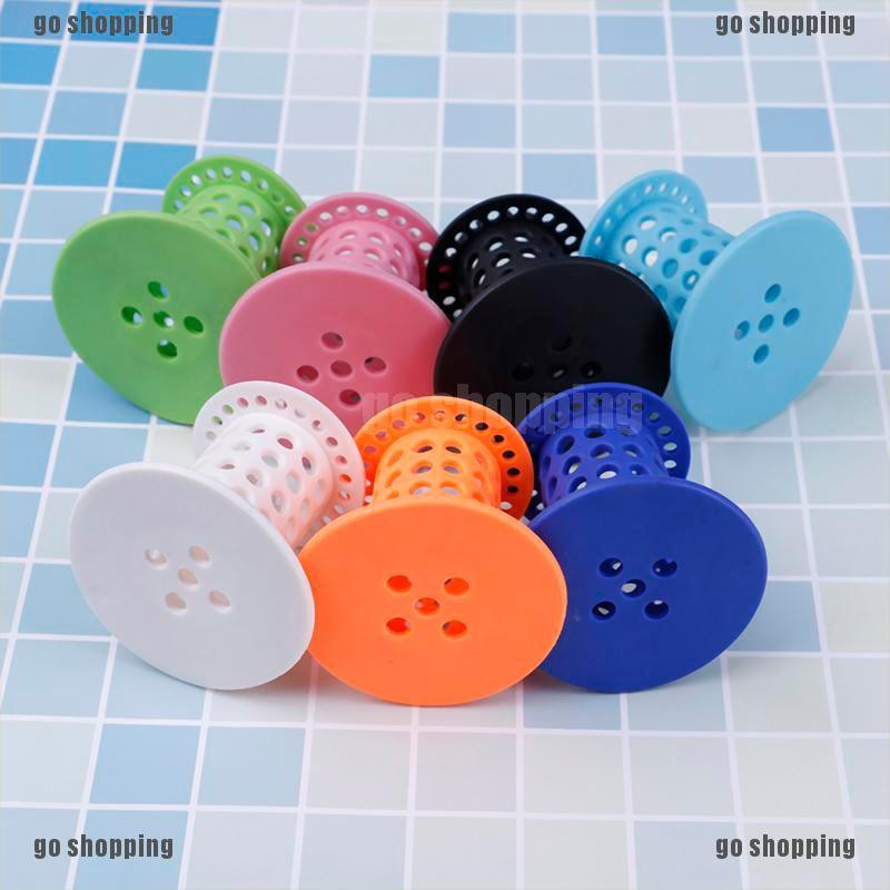 {go shopping}Useful silicone tub drain stop &amp; bathroom hair catcher drain protector strainer