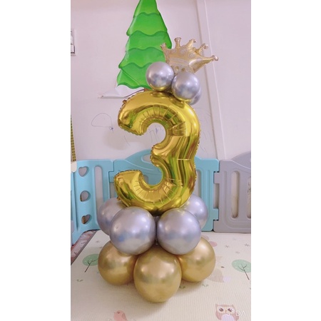 Bong bóng số size lớn 70cm,[FREESHIP]