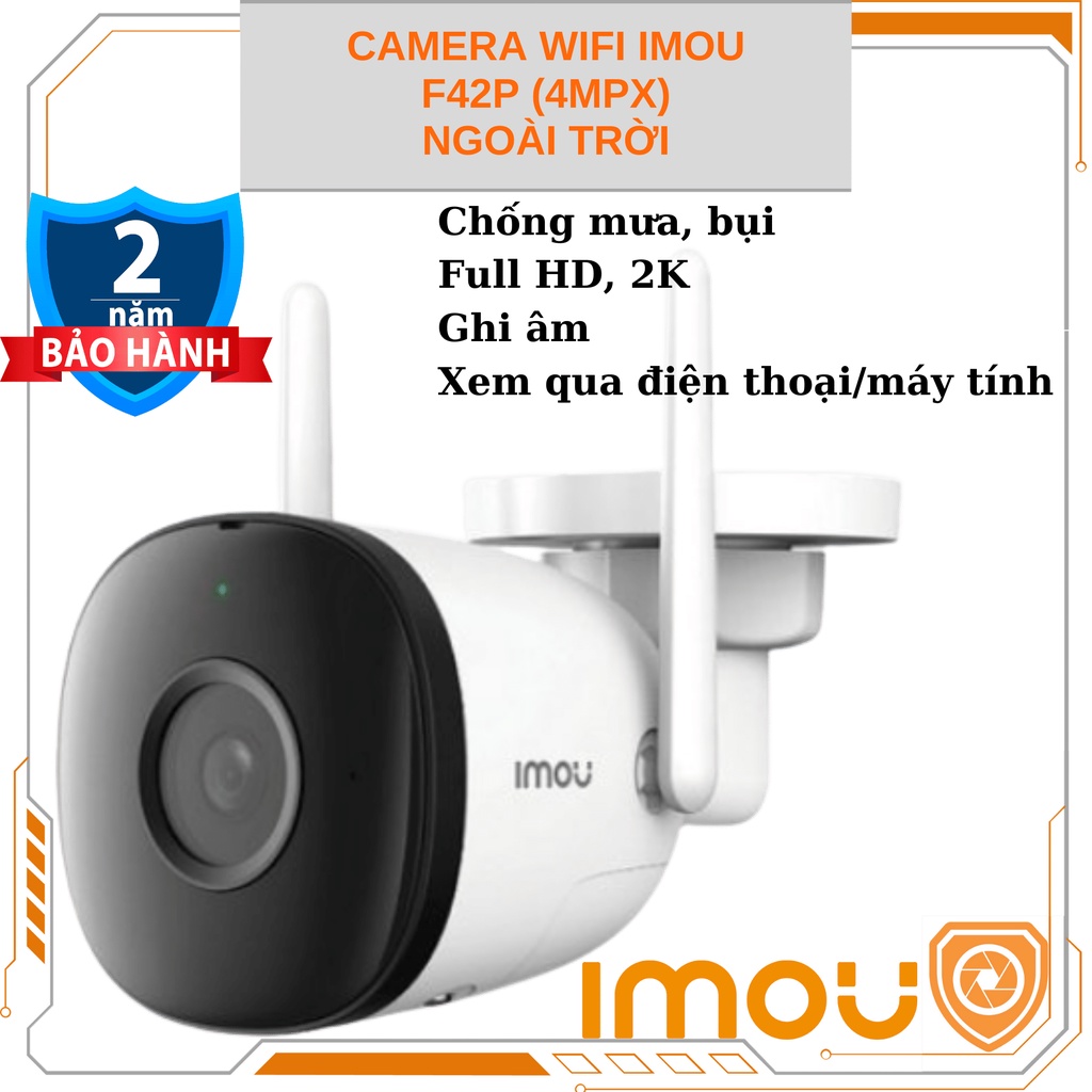 Camera wifi - mini - Imou IP ngoài trời xem qua điện thoại laptop F22P F42P