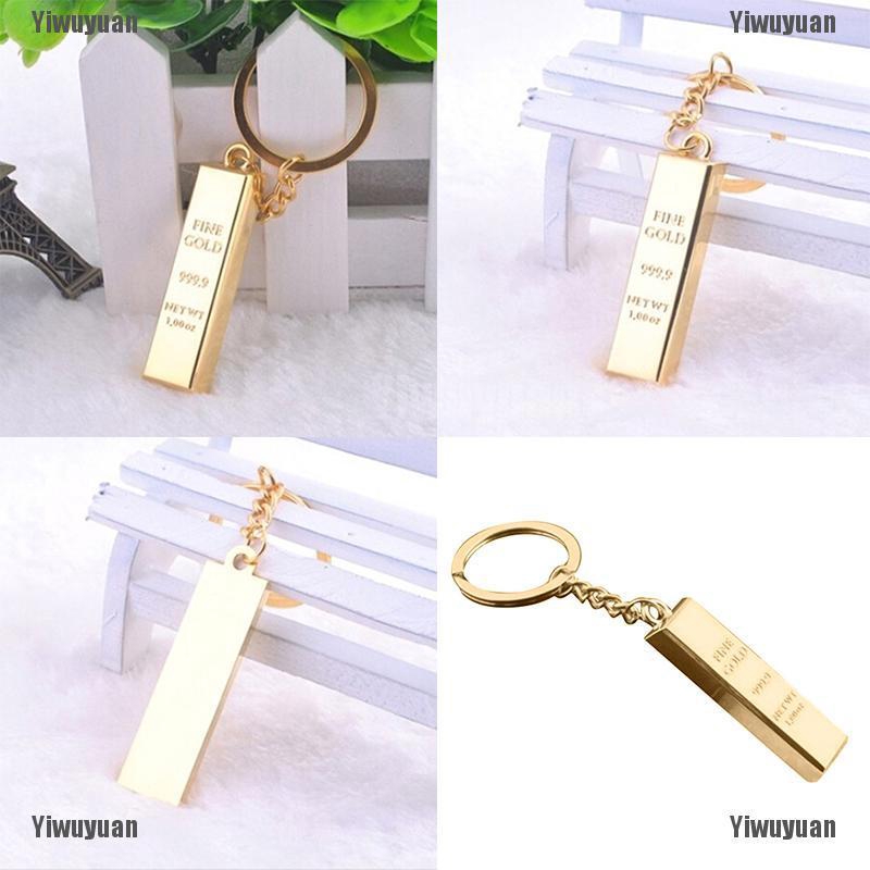 Móc Khóa Kim Loại Màu Vàng Độc Đáo Kích Thước 55X15X15X