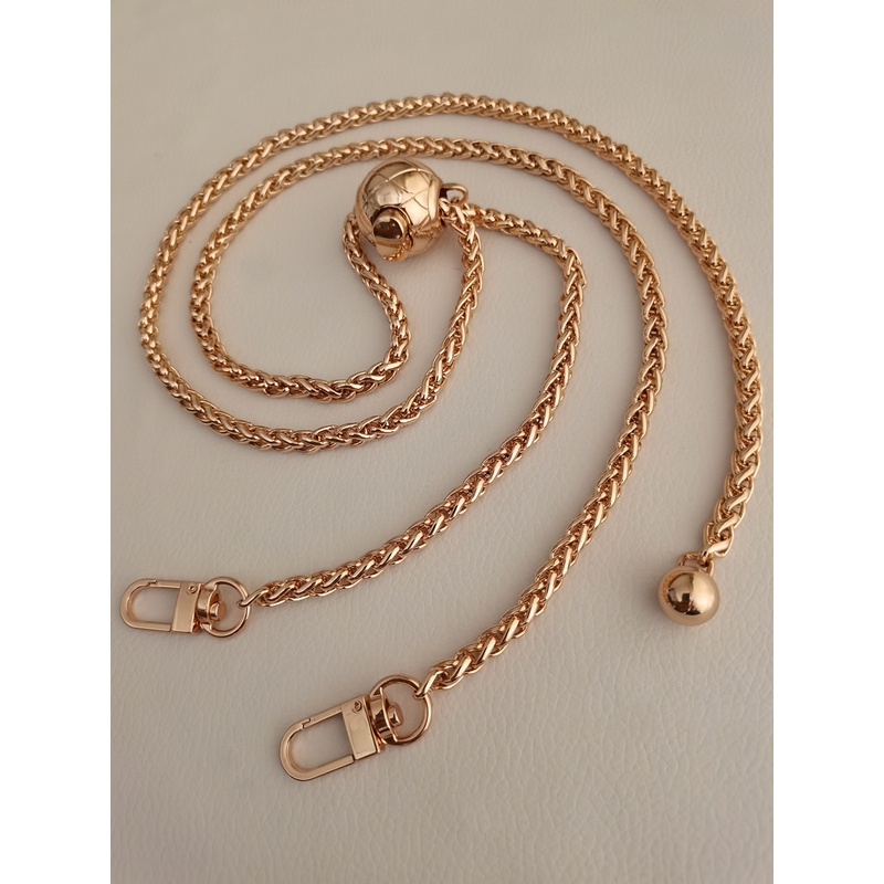 Dây Đeo Túi Xách   Túi dây xích kim loại với quả bóng vàng nhỏ có thể điều chỉnh chiều dài dây đeo dây đeo chéo dây đeo vai DIY túi phụ kiện