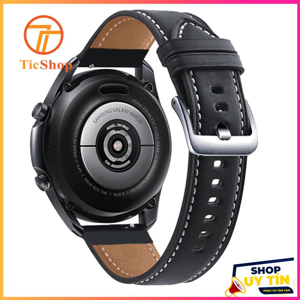 DÂY DA 22MM CHO ĐỒNG HỒ THÔNG MINH SAMSUNG GALAXY WATCH 3 / GEAR S3 / WATCH 46MM