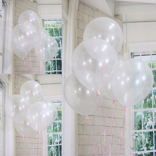 Bóng trong suốt thái lan size 10in , bong bóng trong suốt trang trí tiệc ngoài trời, party, sinh nhật