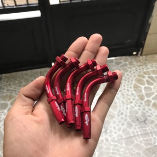 Ống ga màu domino màu đỏ gắn mọi loại xe