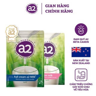 Combo 2 túi sữa a2 nguyên kem và tách béo úc loại 1kg