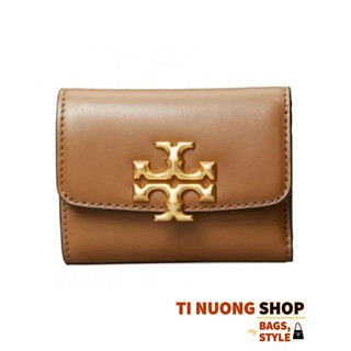 TB - Ví Tory Eleanor compact wallet nâu