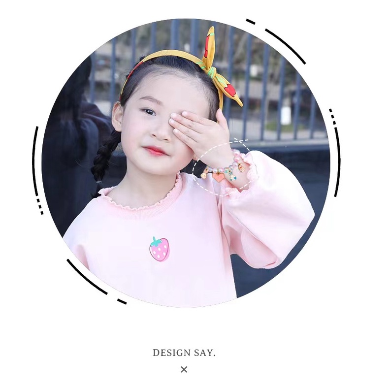 Vòng Đeo Tay Mặt Hợp Kim Hình Kỳ Lân/Bạch Tuyết/Nàng Tiên Cá Hoạt Hình Cho Bé Gái