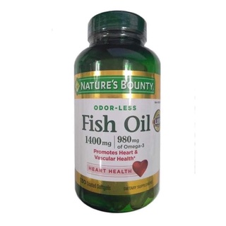 Dầu cá Nature’s Bounty Fish Oil 1400mg Omega 3 130 viên