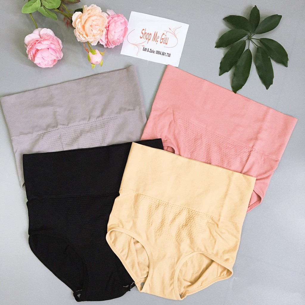 Quần lót nữ kháng khuẩn cạp cao gen bụng, eo thon