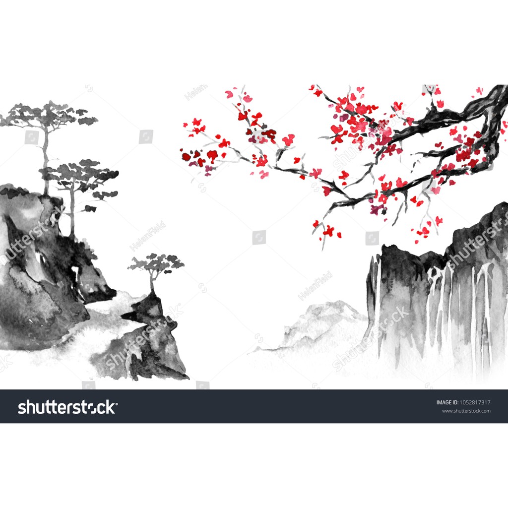 Tranh lụa 3d Phong Cảnh Nhật Bản PCNB-04