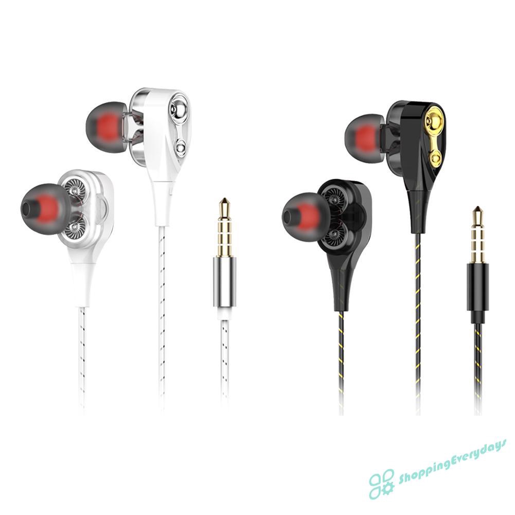 Tai Nghe Nhét Tai Jack 3.5mm Bass Trầm Có Micro Tiện Dụng