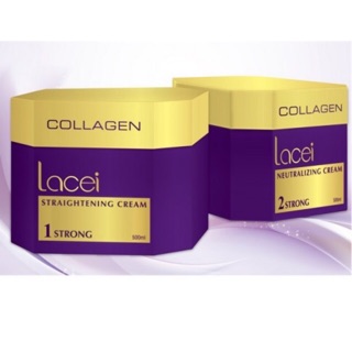 THUỐC DUỖI TÓC COLLAGEN LACEI CAO CẤP SIÊU BÓNG MỀM 500ML X 2-NEW