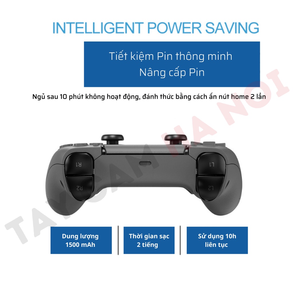 Tay cầm PS5 / T411, không cần cài đặt, tay cầm chơi game không dây Bluetooth cho window, playstation, điện thoại, Switch