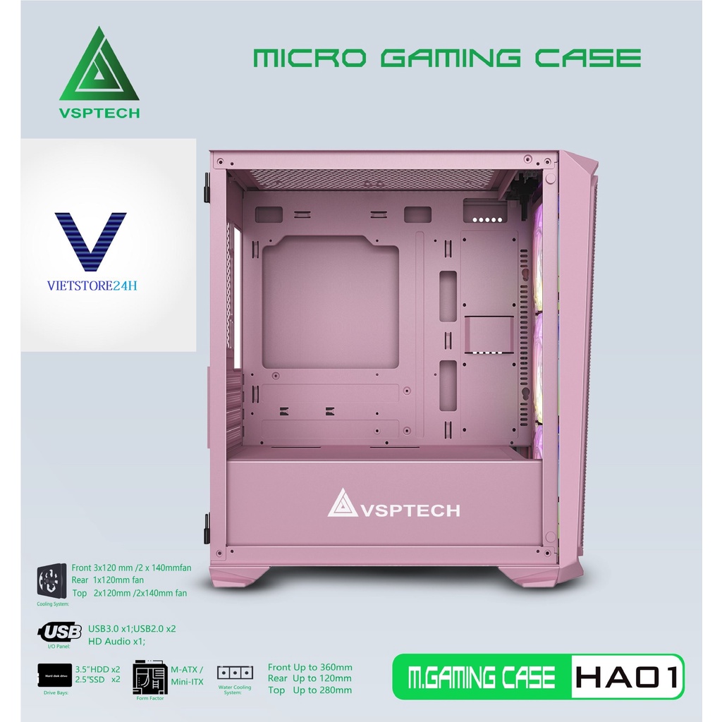 Case Gaming VSP HA01 Mini Tower