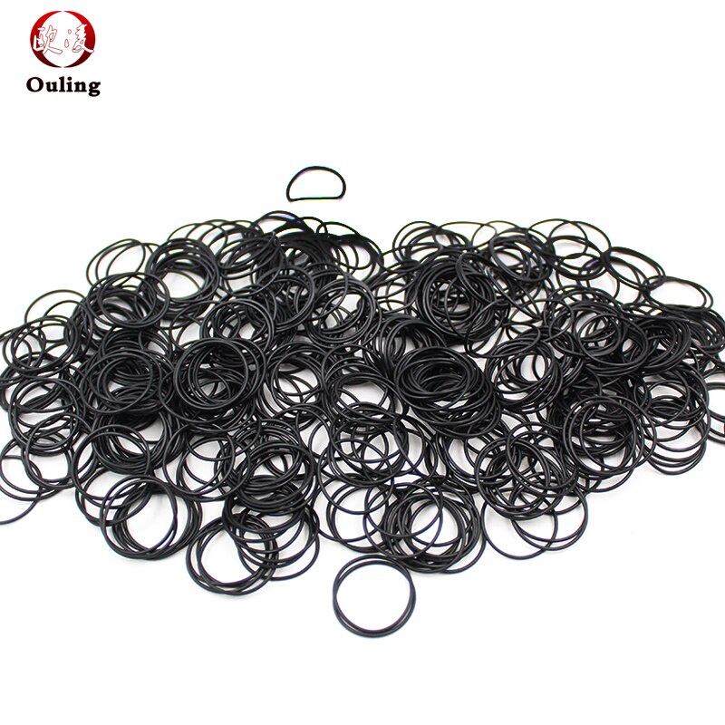 Vòng đệm NBR O Vòng đệm Độ dày CS1mm OD4-50mm Dầu ô tô chống mài mòn Cao su Nitrile Vòng đệm chữ O Chống thấm nước Màu đen Chịu mài mòn và không thấm nước