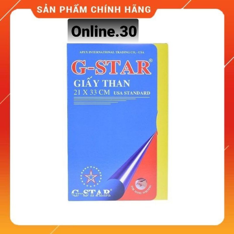 giấy than xanh & Đen G_ STAR 21X 33 CM (💯 tờ /tập ) Loại 1