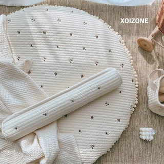 THẢM COTTON TRÒN DOTTODOT & CHEZBEBE HANDMADE CHỐNG TRƯỢT HÀN QUỐC CHO BÉ TẬP BÒ (Có sẵn)