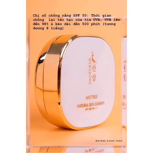 [ MỸ PHẨM SẠCH MOTREE] CUSHION Chống Nắng Lựu Sâm - Dưỡng Da - Che Khuyết Điểm | BigBuy360 - bigbuy360.vn