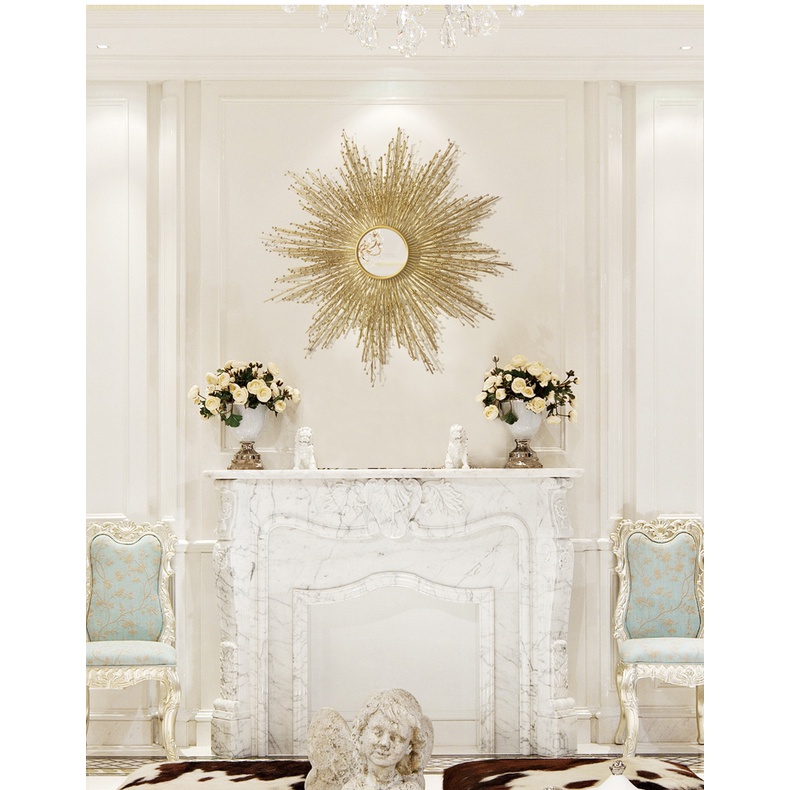 Decor Trang Trí Tranh Sắt Treo Tường Nghệ Thuật , Tranh Decor Trang Trí Gương Hạt Mã 2069