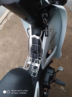 Baga giữa inox Wave A110 đời xe 2017-2025