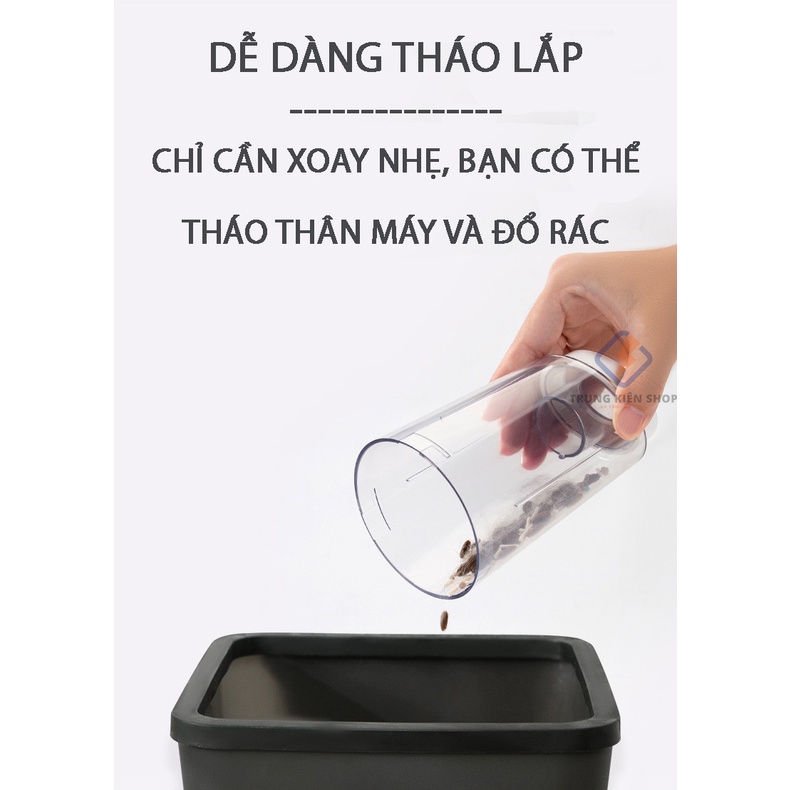 Hút bụi cầm tay mini không dây LT-113CG lực hút 12000 pa, trọn bộ tất cả đầu hút, BH 12 tháng.