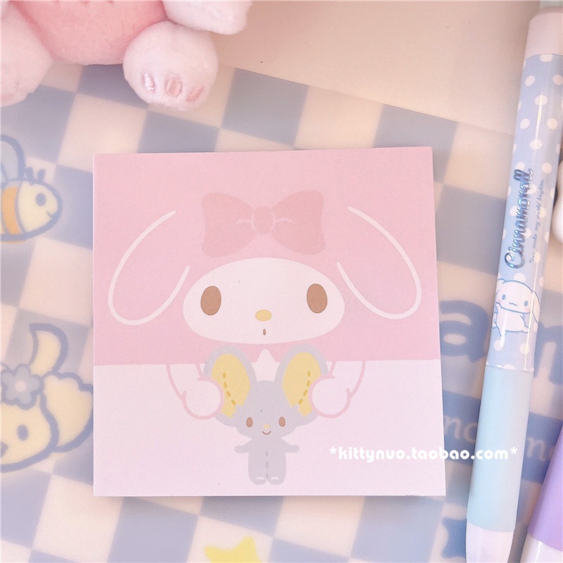 Sổ tay ghi chú 50 trang in họa tiết hoạt hình phong cách Nhật Bản dễ thương