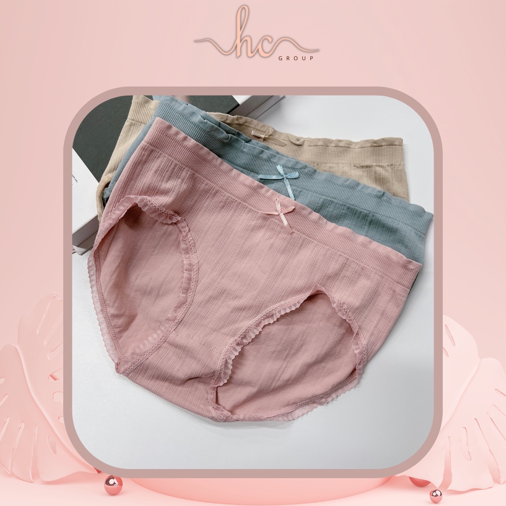 Set 3 Quần Chip Nơ Kháng Khuẩn Cotton Co Giãn 4 Chiều