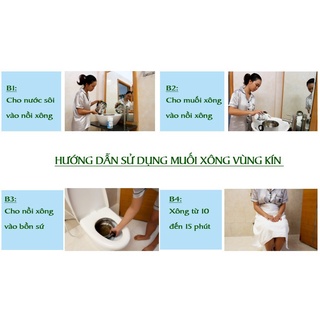 Muối xông se khít vùng kín