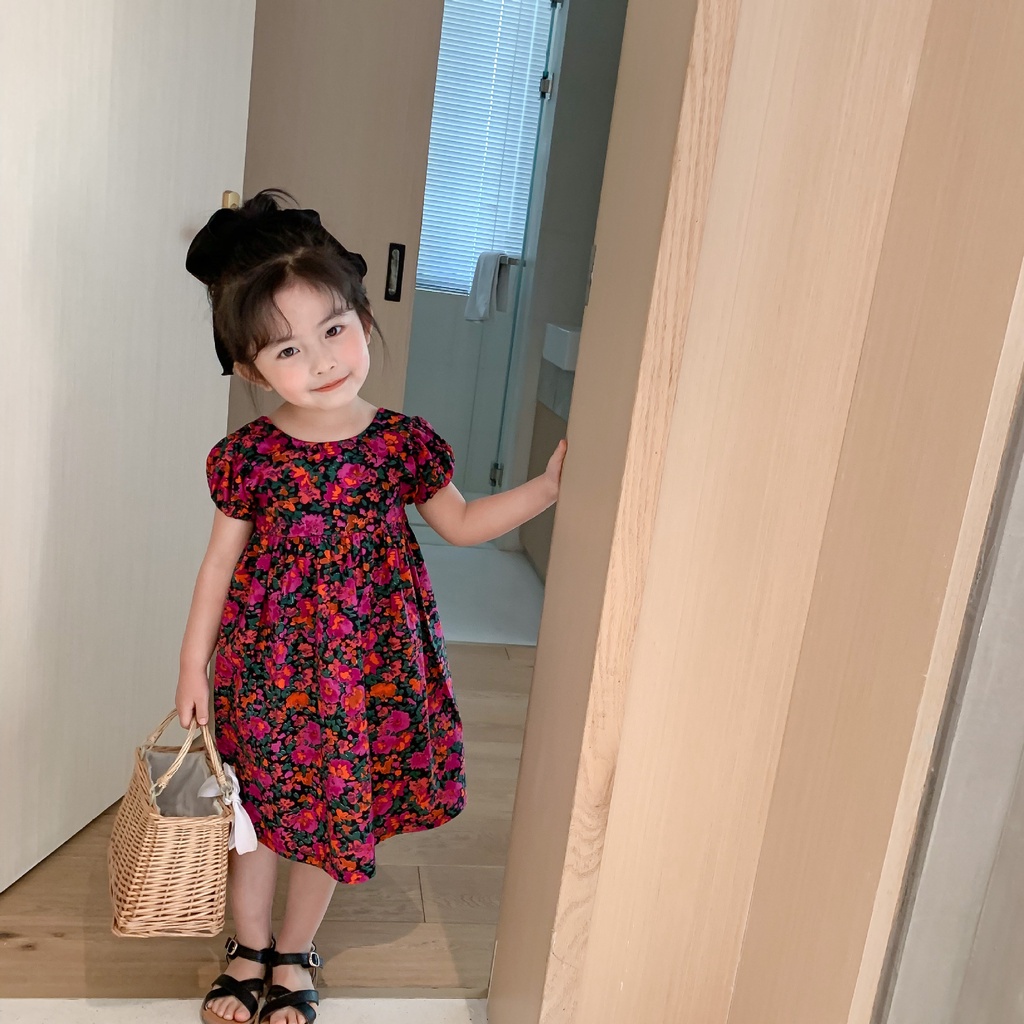 Váy bé gái AM874 - Đầm bé gái siêu mát TTR333 TTN38