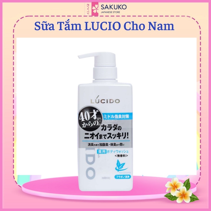 Sữa tắm dành cho nam Lucido 450ml-Hàng Nhật Nội Địa thumbnail