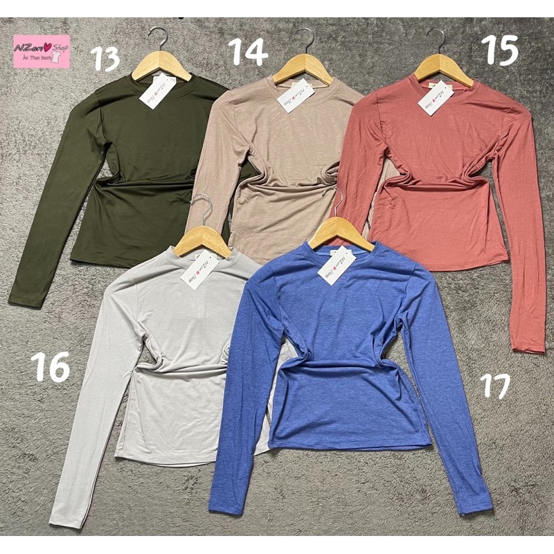 Áo Thun Trơn Body Tay Dài Cổ Tròn ( NZON SHOP ) | BigBuy360 - bigbuy360.vn