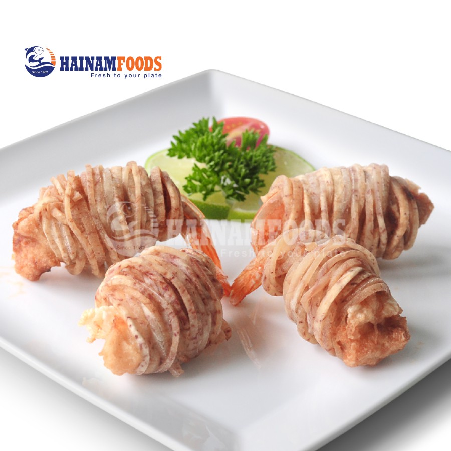 TÔM CUỘN KHOAI MÔN