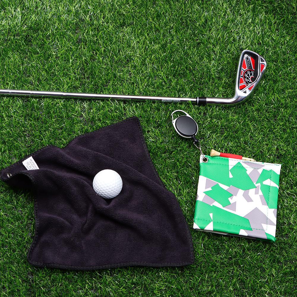 LET Móc Khóa Mặt Vuông Vệ Sinh Gậy Đánh Golf Thời Trang