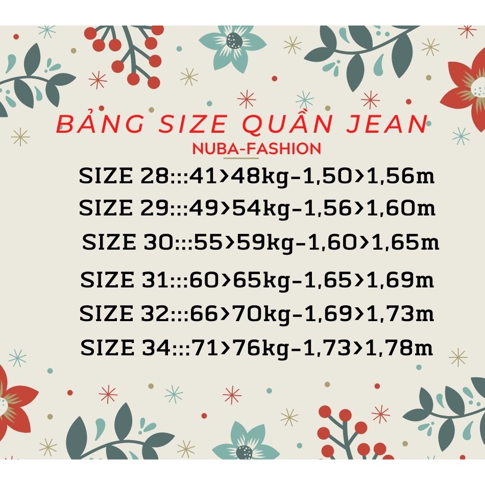 Quần jean nam cao cấp đẹp giá rẻ giống hình giống mẫu,quần bò NUBA 20 | BigBuy360 - bigbuy360.vn