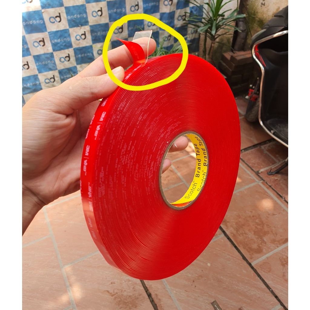 Băng keo Trong Suốt 2 Mặt cường lực Vhb 3M 4910