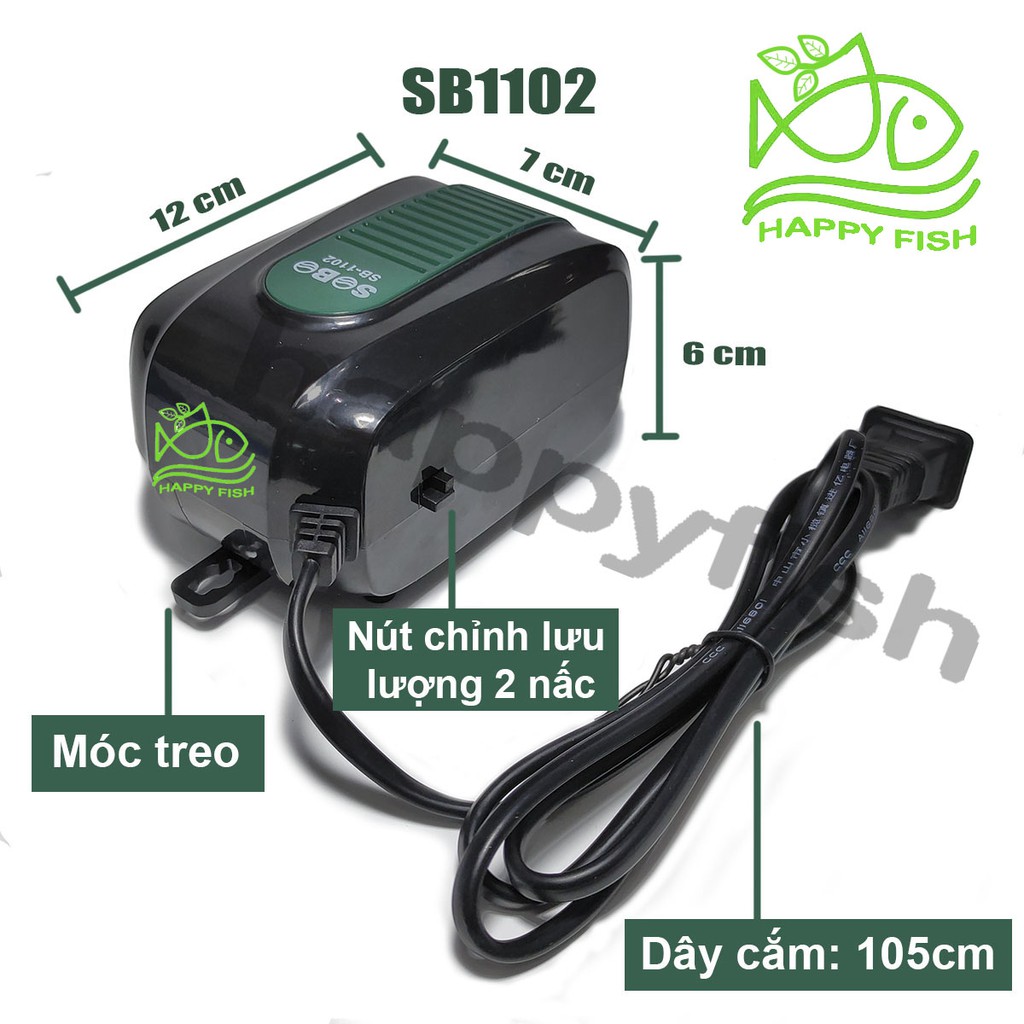 Máy sủi Oxy cao cấp SOBO 1102 , 1106