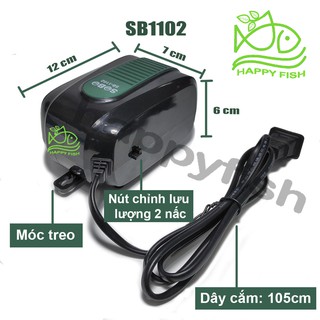 Máy sủi Oxy cao cấp SOBO 1102 (1 vòi), 1106 (2 vòi)