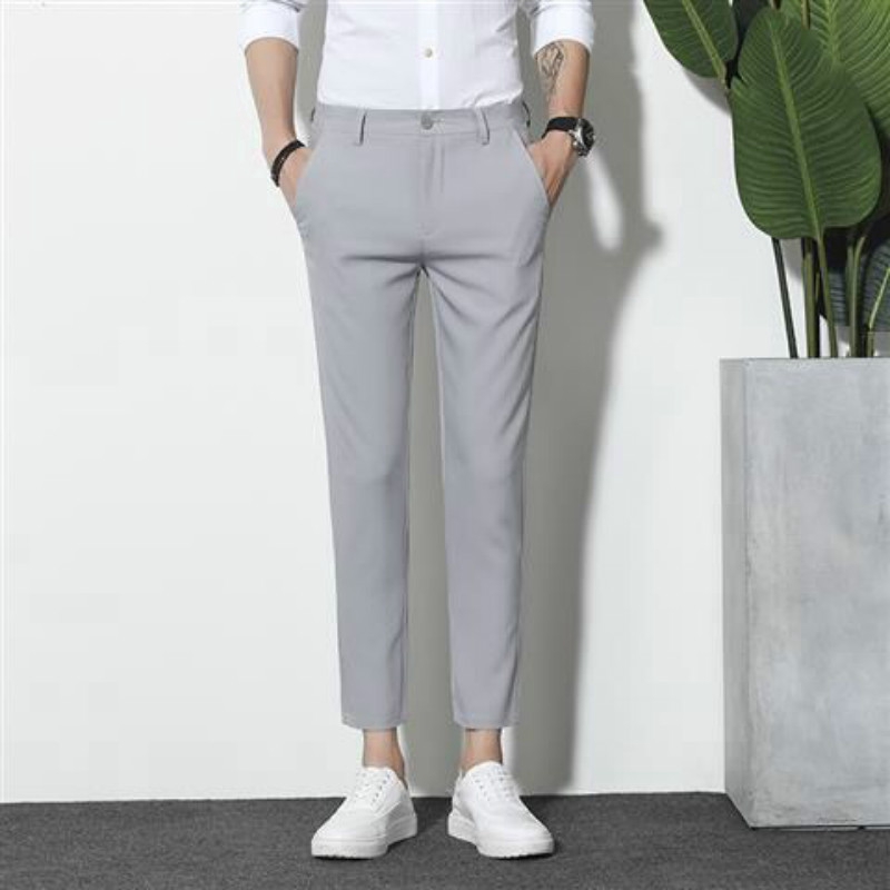 Quần tây màu trơn thời trang Hàn Quốc dành cho nam